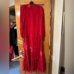 FARM Rio red dress size small